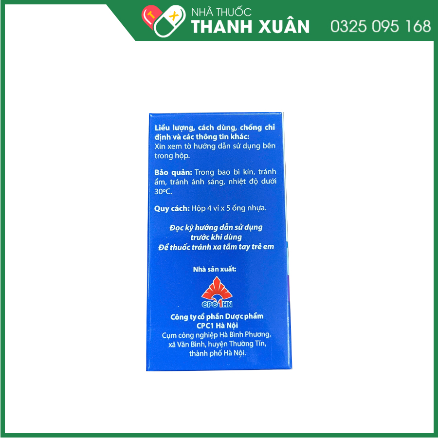 Ambroxen 15mg/5ml thuốc điều trị bệnh cấp và mạn tính ở đường hô hấp có kém tăng tiết dịch phế quản không bình thường